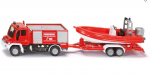 Unimog Feuerwehr mit Boot